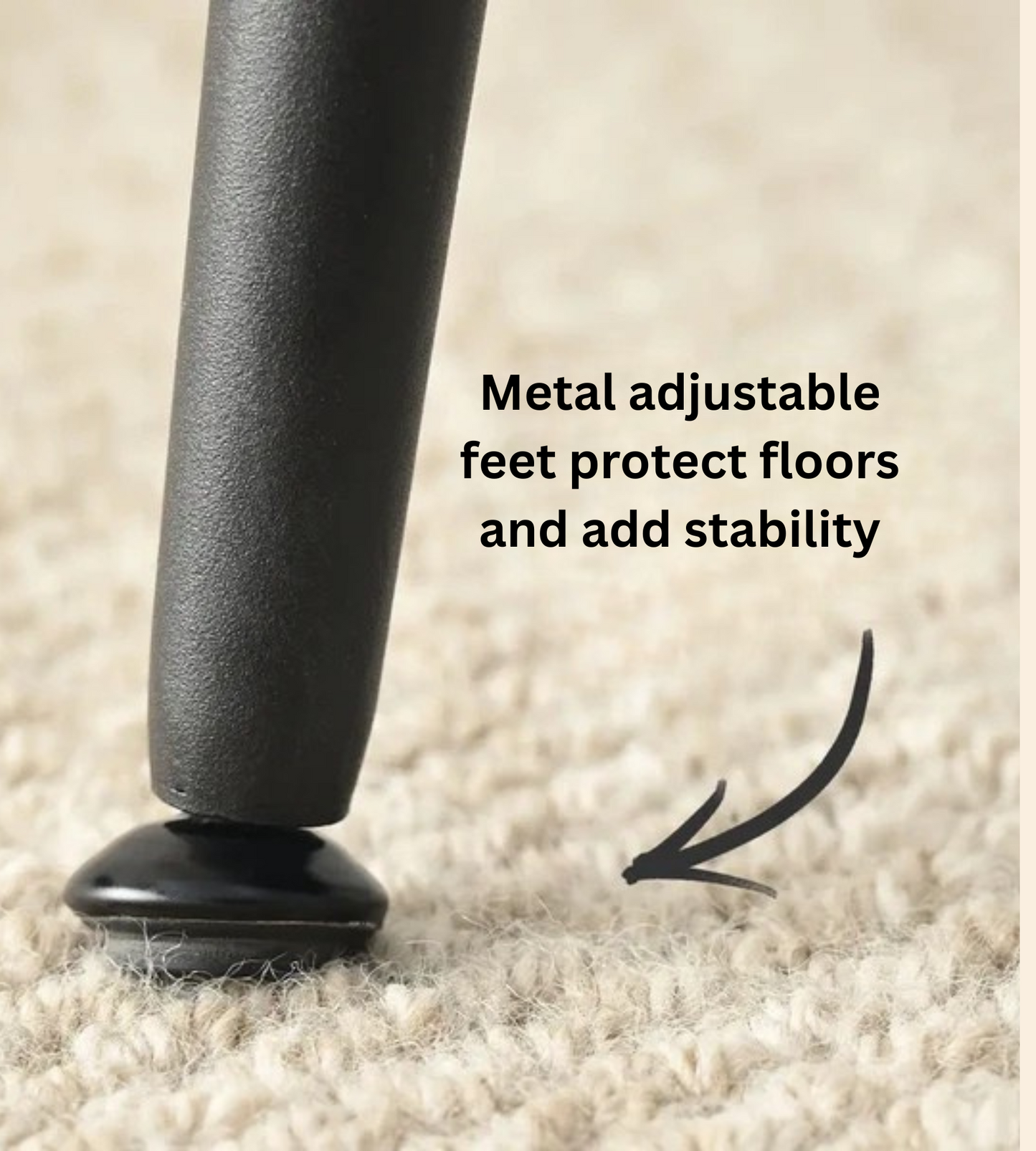 Amilia Bar Stool 2PCs White