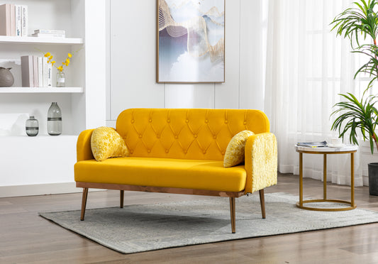 Sophia Sofa 55" Yellow
