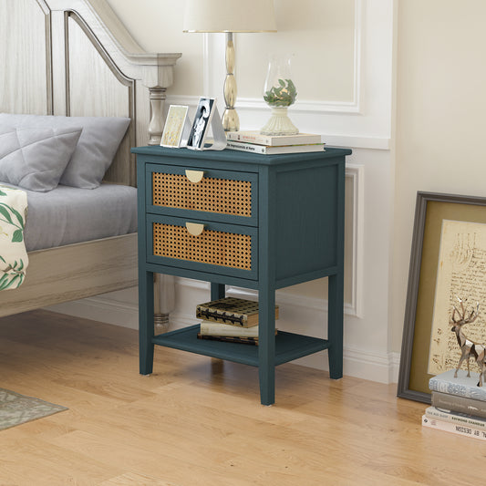 Georgia Nightstand Table Green