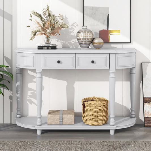 Lizella Console Table 52" Gray
