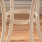 Atlanta Iron Bistro Chair White Leg and Brace Close-Up Detail | KOSSMAI