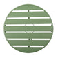 Atlanta 3-Piece Iron Bistro Set Green on Outdoor Patio table top view | KOSSMAI