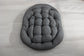 Isla Rocking Chair Removable Gray Tufted Cushion Close-Up | KOSSMAI