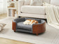 Rokcy Walnut Middle Bed Sofa 30.7"