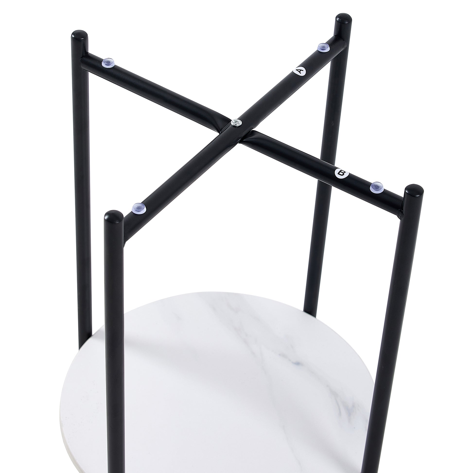 STONE TWO LAYERS METAL LEGS